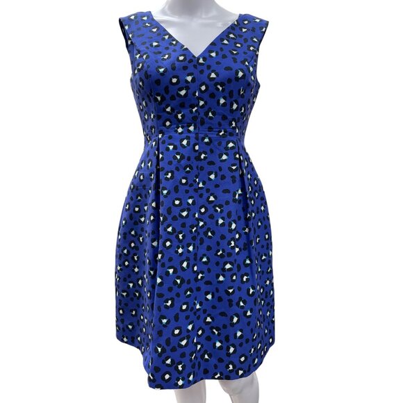 Kate Spade Women's Purple Dress with geometric design Size 2 SKU 1117 - Picture 1 of 4
